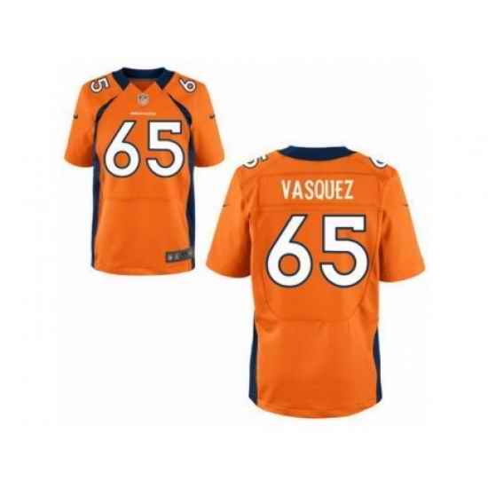 Nike Denver Broncos 65 Louis vasquez Orange Game NFL Jersey